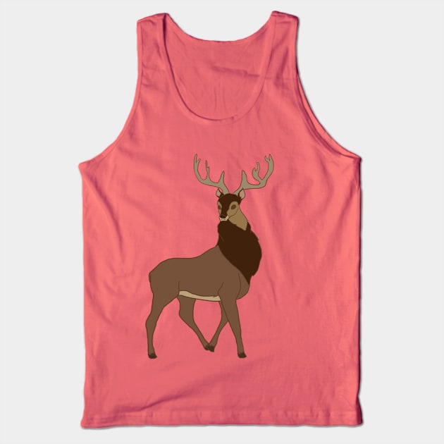 Deer Tank Top by littlemoondance